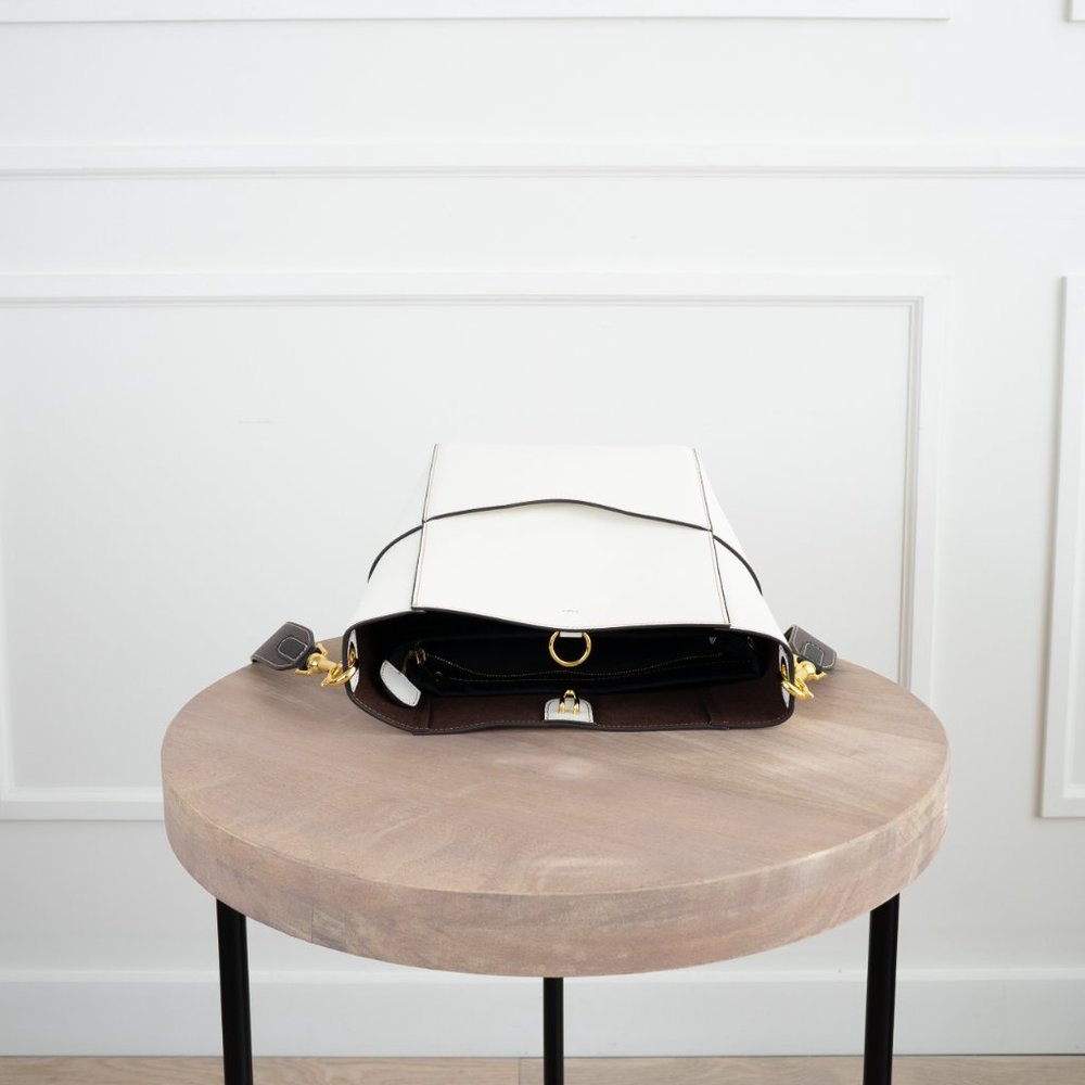 The Jordan Leather Bucket Bag - Cream - Picture 7 of 12